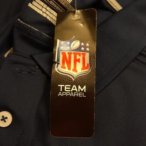 NWT, New England Patriots Majestic Cool Base Polo Shirt - Picture 7 of 10